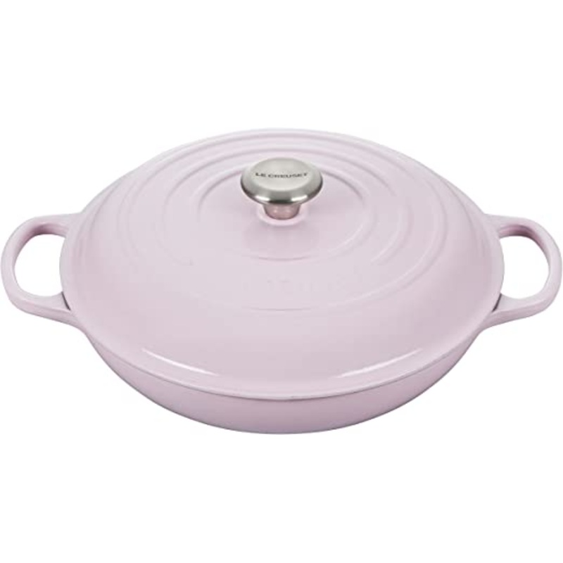 Le Creuset 3 1/2 Qt. Signature Braiser w/Stainless Steel Knob - Shallot- Personalized Engraving Available