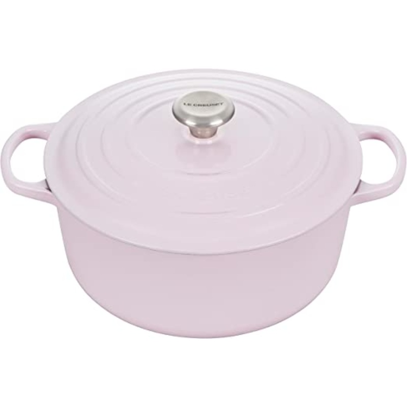 Le Creuset 5 1/2 Qt. Signature Round Dutch Ovenw/Stainless Steel Knob - Shallot- Personalized Engraving Available