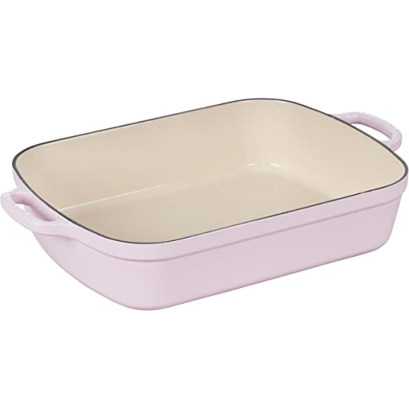 Le Creuset 5 1/4 Qt. (10" x 15 3/4") Signature Rectangular Roaster - Shallot