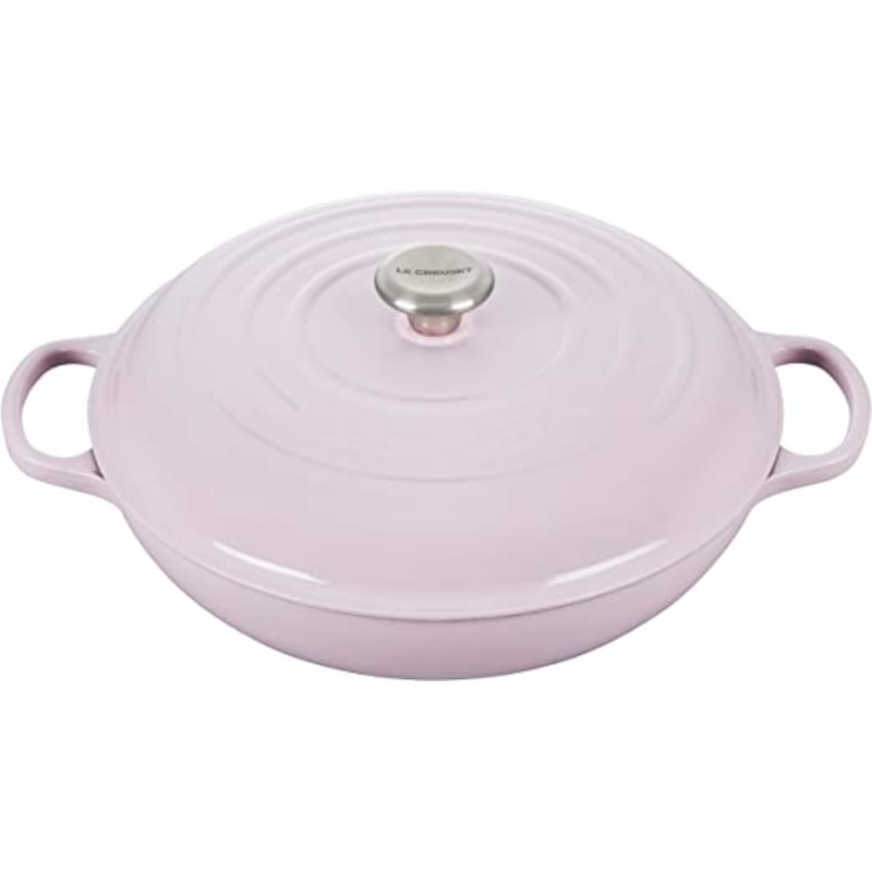 Le Creuset 5 Qt. Signature Braiser w/Stainless Steel Knob- Shallot- Personalized Engraving Available