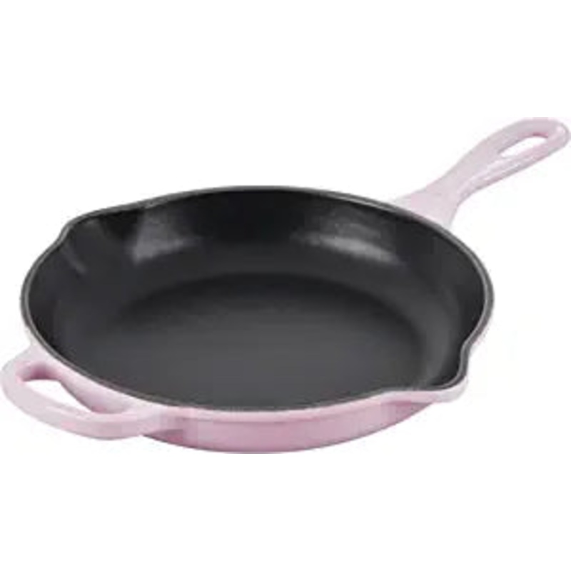 Le Creuset 9" (1 3/8 Qt.) Signature Cast Iron Handle Skillet - Shallot