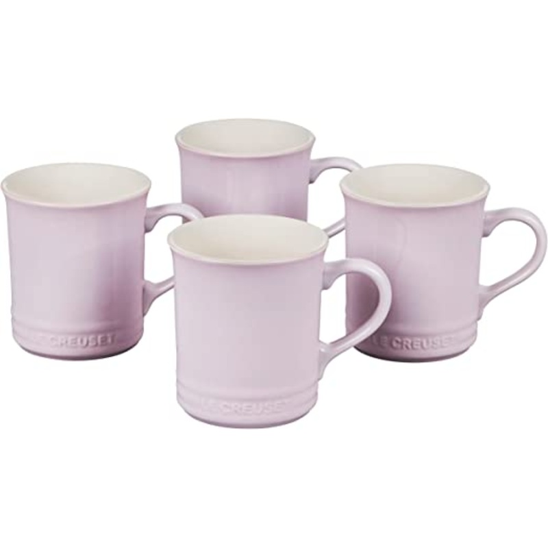 Le Creuset Set of 4 - 14 oz. Mugs - Shallot