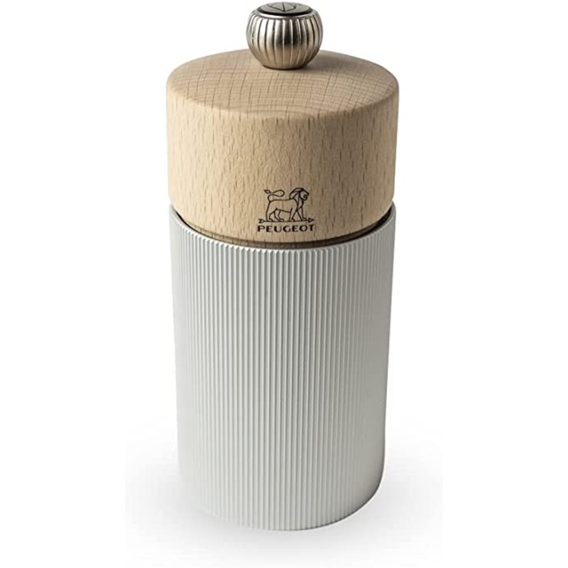 Peugeo Line Natural Beech Wood Pepper Mill - 12cm/5"