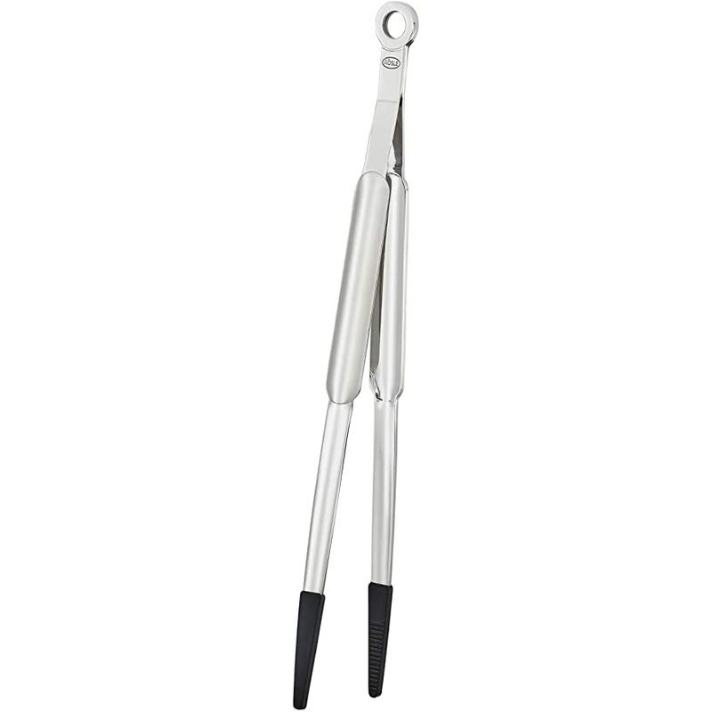 Rosle Stainless Steel Fine Tongs, Silicone Tip