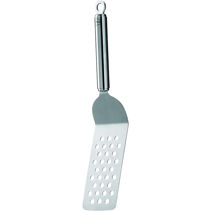 Rosle Stainless Steel Perforated Angled Spatula - 12.6"