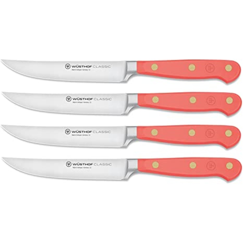 Wusthof Classic Coral Peach - 4 Pc. Steak Knife Set