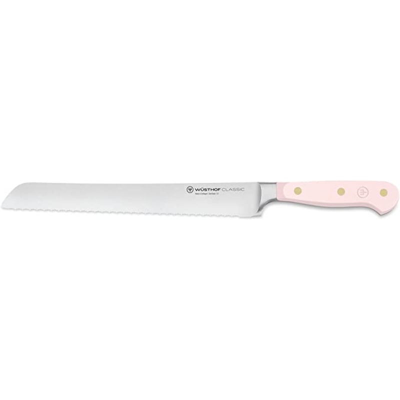 Wusthof Classic Pink Himalayan Salt - 9" Double Serrated Bread Knife