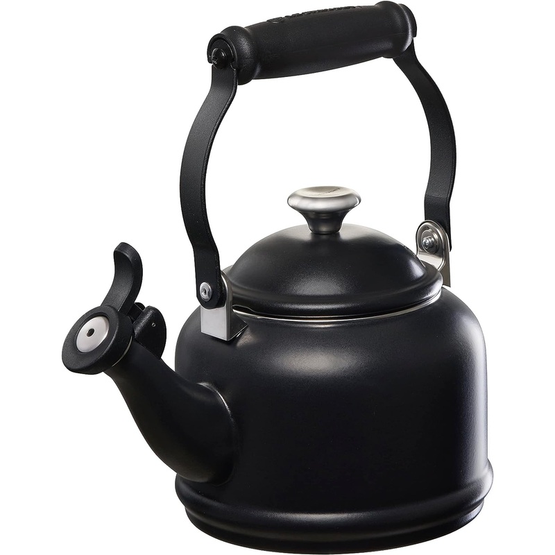 Le Creuset 1 1/4 Qt. Demi Kettle w/Stainless Steel Knob - Licorice