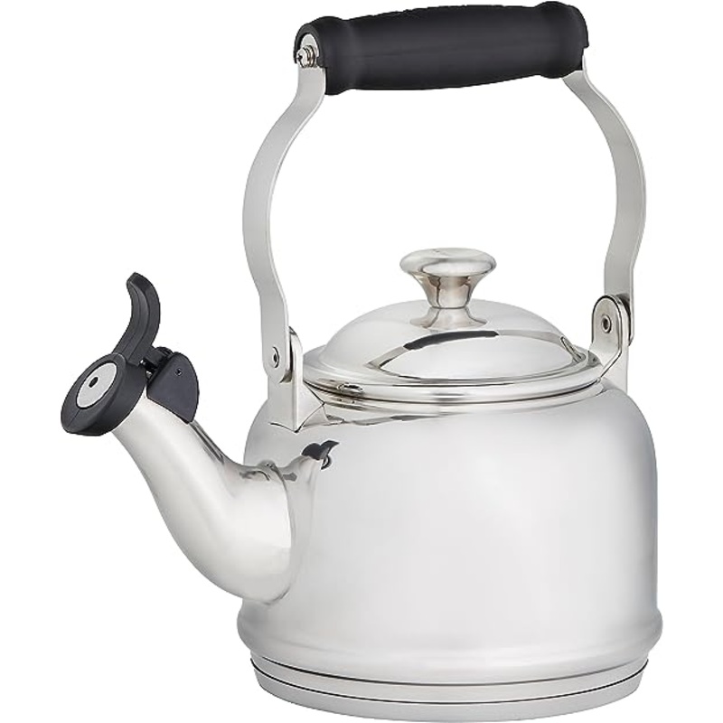 Le Creuset 1 1/4 Qt. Demi Kettle w/Stainless Steel Knob - Stainless Steel