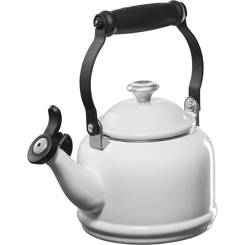 Le Creuset 1 1/4 Qt. Demi Kettle w/Stainless Steel Knob - White