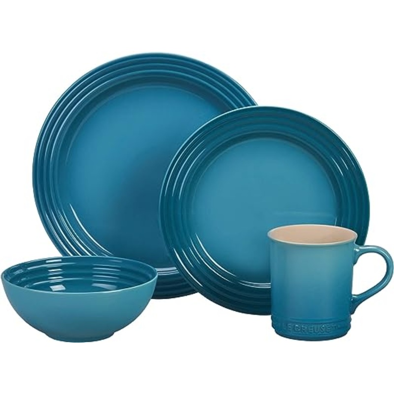 Le Creuset 16-Piece Dinnerware Set - Caribbean