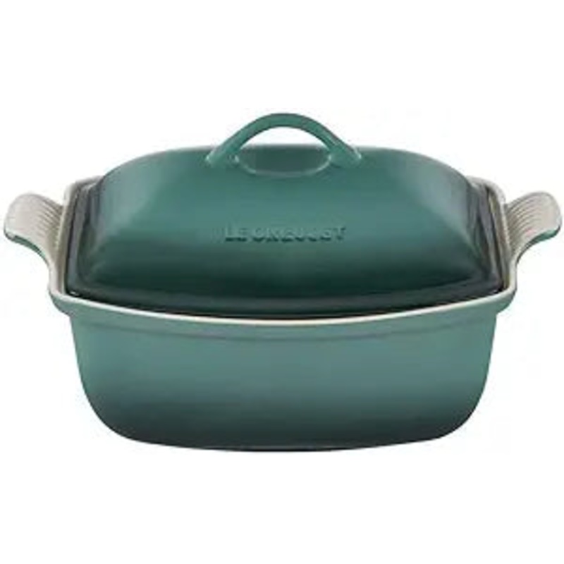 Le Creuset 4 1/2 Qt. Heritage Deep Covered Rectangular Baker - Artichaut