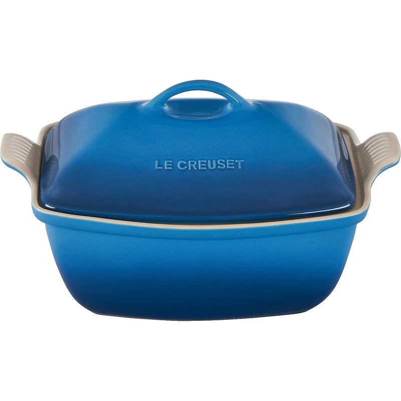 Le Creuset 4 1/2 Qt. Heritage Deep Covered Rectangular Baker - Marseille