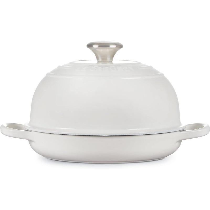 Le Creuset 9 1/2"/1 3/4 Qt. Signature Enameled Cast Iron Bread Oven - White