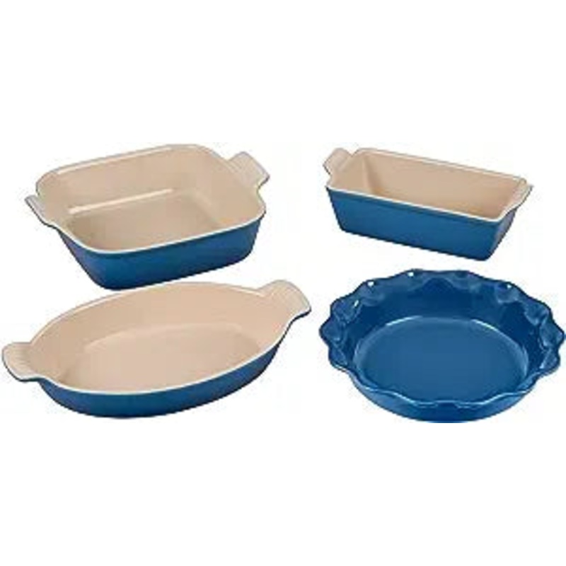 Le Creuset Set of 4 Heritage Bakeware Set - Marseille
