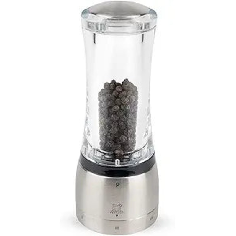 Peugeot Daman uSelect Acrylic Stainless Pepper Mill - 21cm/8"