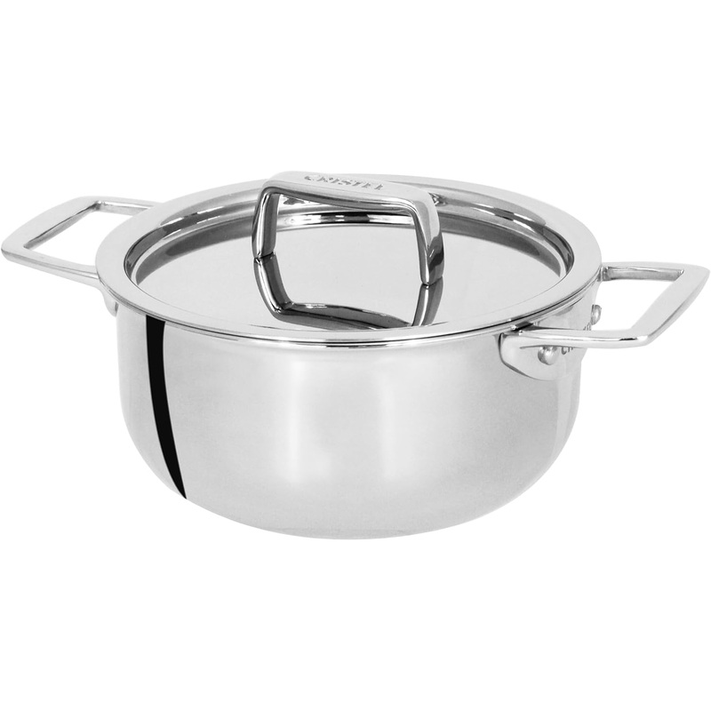 Cristel Castel'Pro Mini Collection - .50 Qt. Mini Stewpan w/Stainless Steel Lid