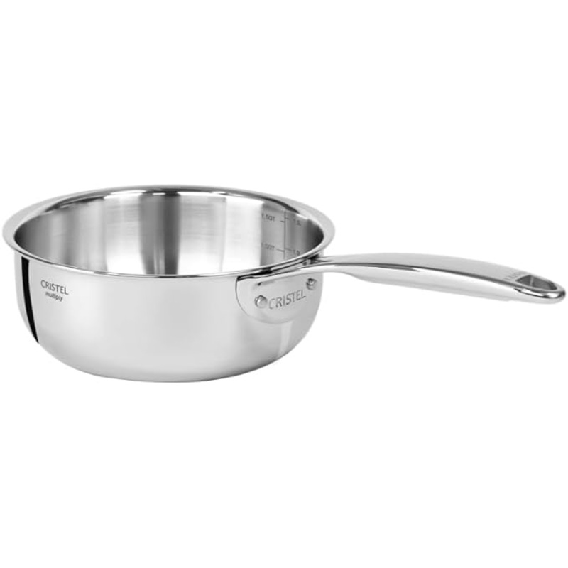 Cristel Castel'Pro Ultraply - 2 Qt. Saucepan
