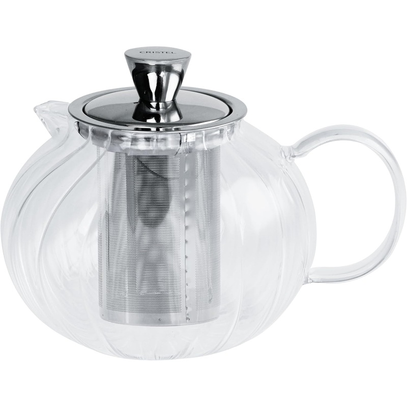 Cristel Gyokuro - 27 oz. Glass Teapot w/Stainless Steel Lid and Infuser