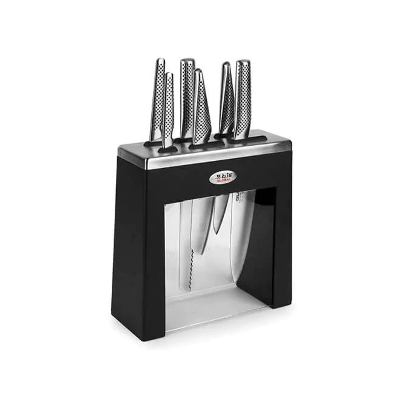 Global G-79620 - 7 Pc. Kabuto Knife Block Set