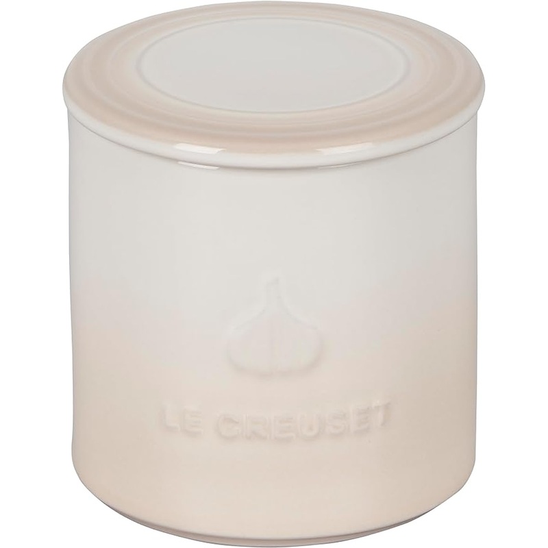 Le Creuset 14 oz. Signature Garlic Keeper - Meringue