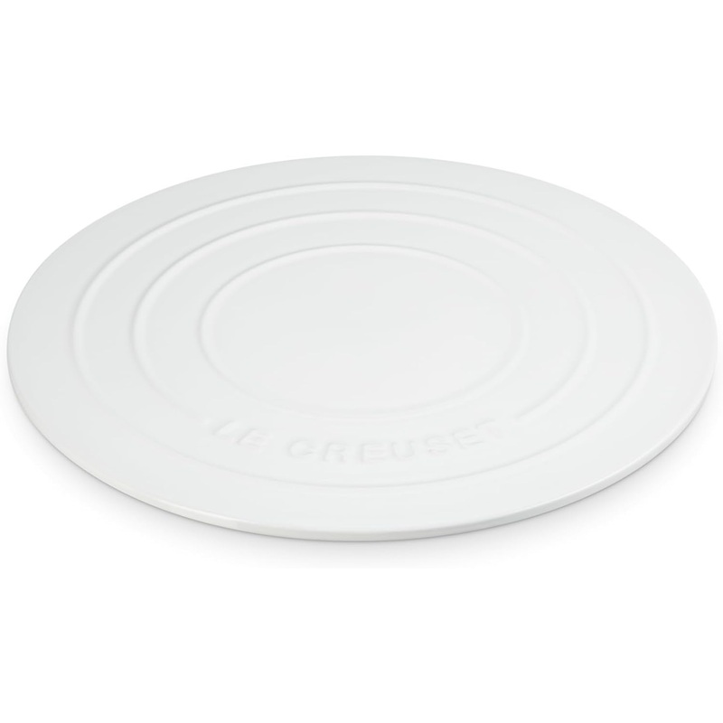 Le Creuset 15" Round Pizza Stone - White