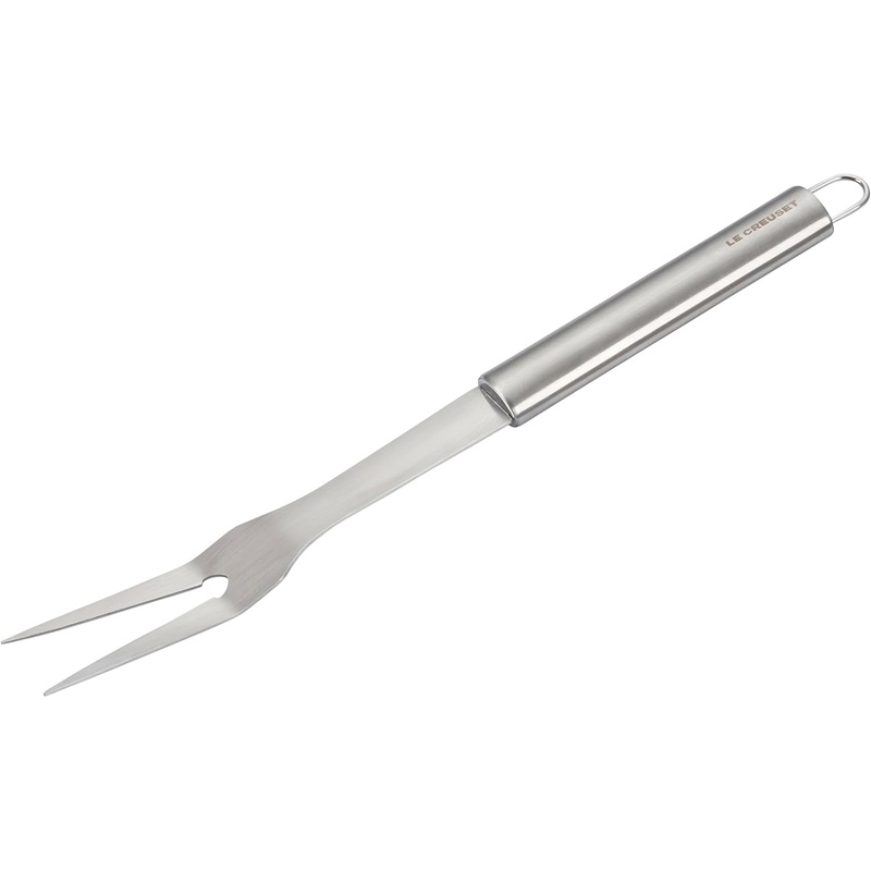 Le Creuset 17 1/2" Outdoor BBQ Two-Pronged Fork - Alphine Outdoor Collection - Stainless Steel