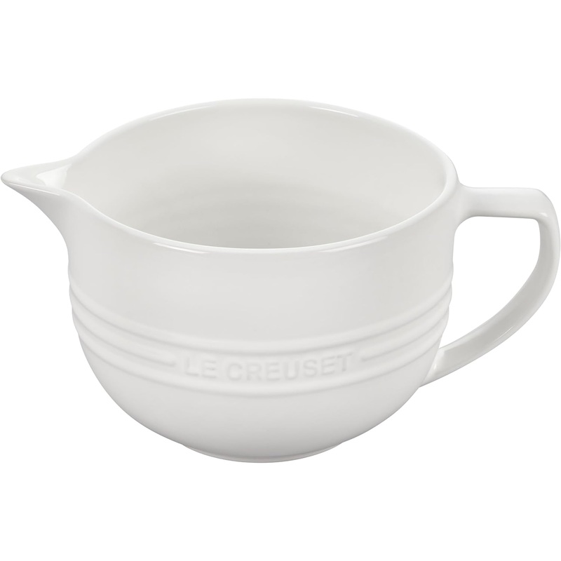 Le Creuset 3 1/4 Qt. Signature Batter Bowl - White