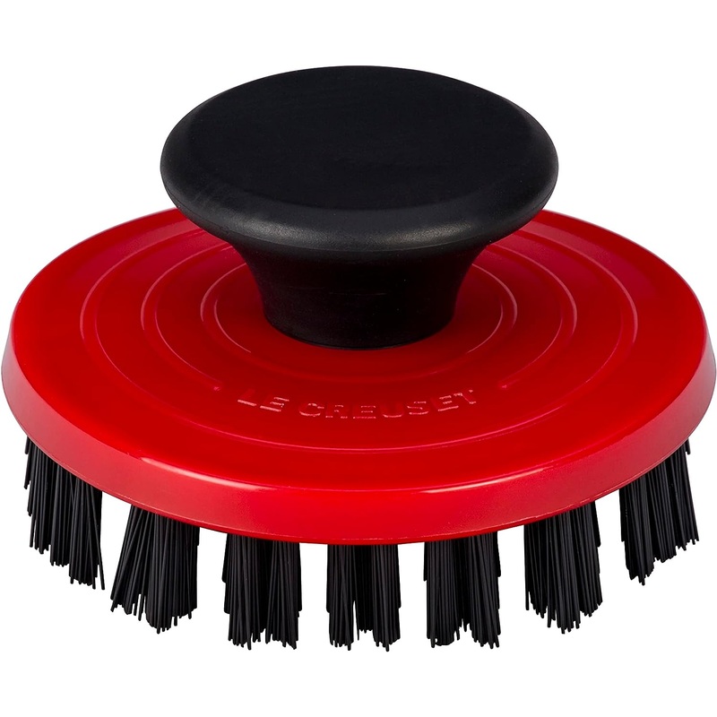 Le Creuset 3 1/4" x 3 1/4" Nylon Brush - Cerise