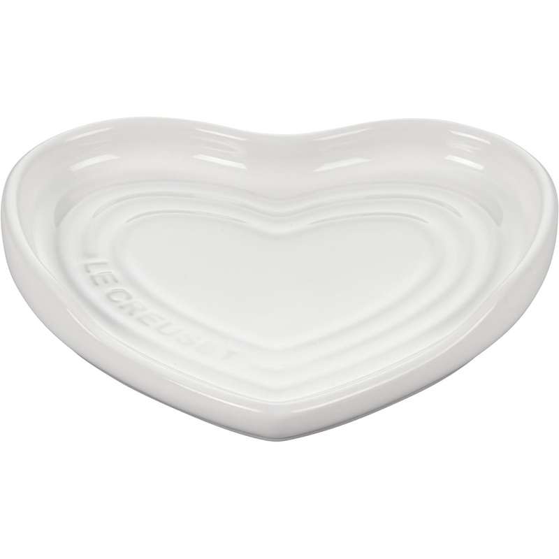 Le Creuset 5" Heart Spoon Rest - White