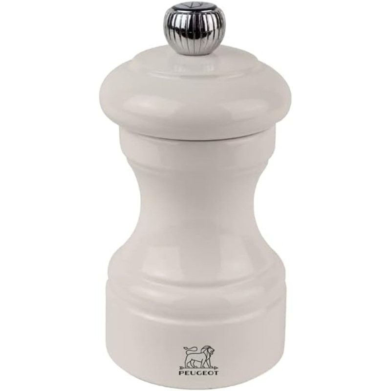 Peugeot Bistro Ivory Lacquer Pepper Mill - 10cm/4"