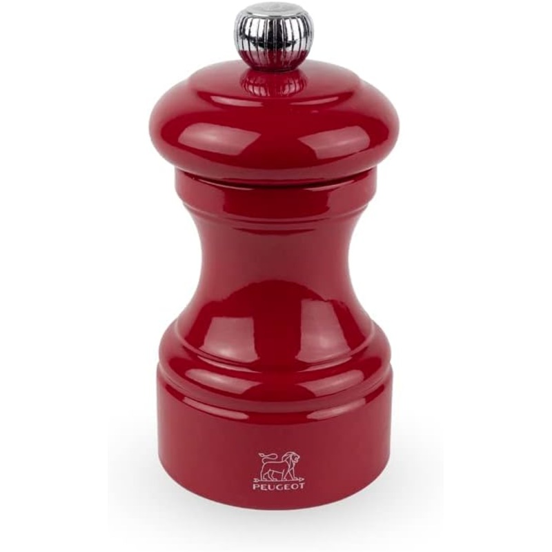 Peugeot Bistro Passion Red Lacquer Salt Mill - 10cm/4"