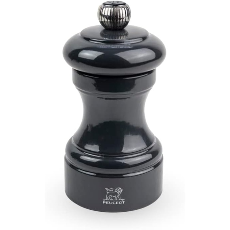 Peugeot Bistro Slate Grey Lacquer Pepper Mill - 10cm/4"