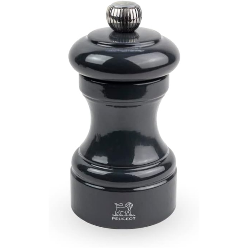 Peugeot Bistro Slate Grey Lacquer Salt Mill - 10cm/4"