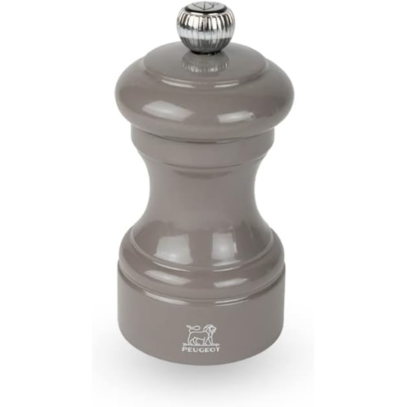 Peugeot Bistro Smoked Grey Lacquer Pepper Mill - 10cm/4"