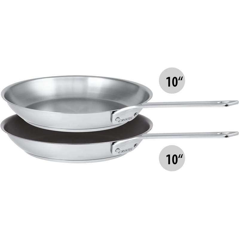 Cristel 1826 Collection - Mixed 10" Frying Pan Set