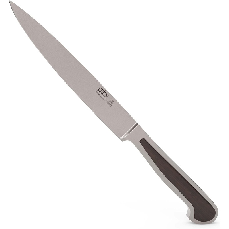 Gde Delta Series - 6" Forged Double Bolster Carving Knife, African Blackwood Handle