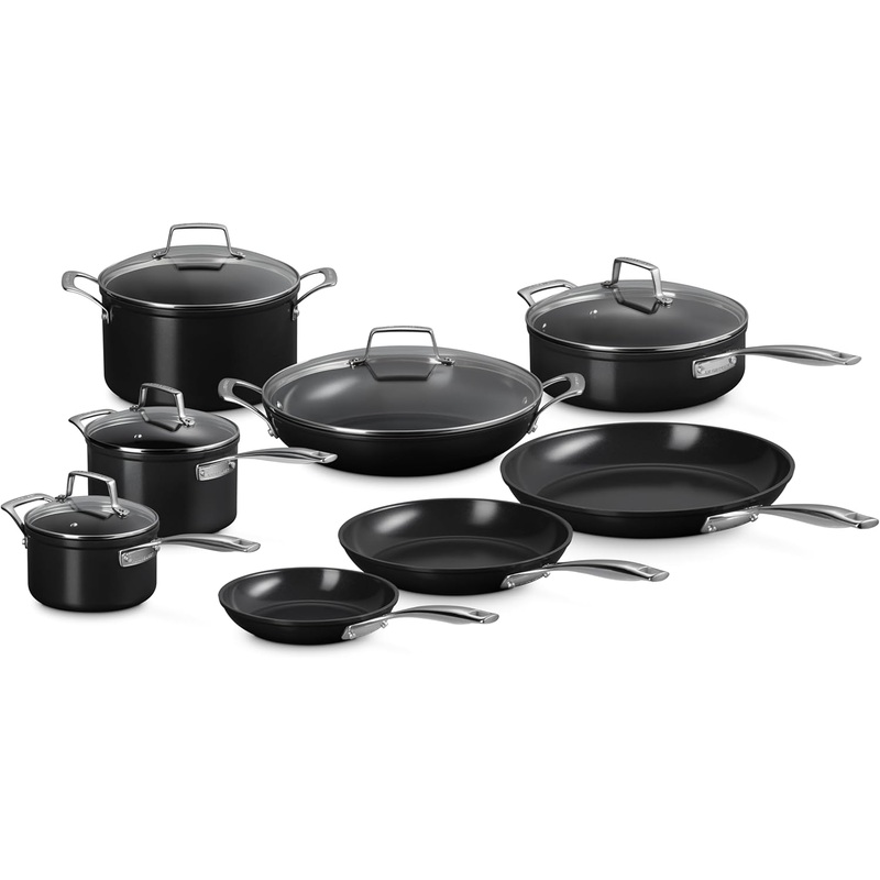 Le Creuset 13-Piece Essential Non-Stick Ceramic Cookware Set