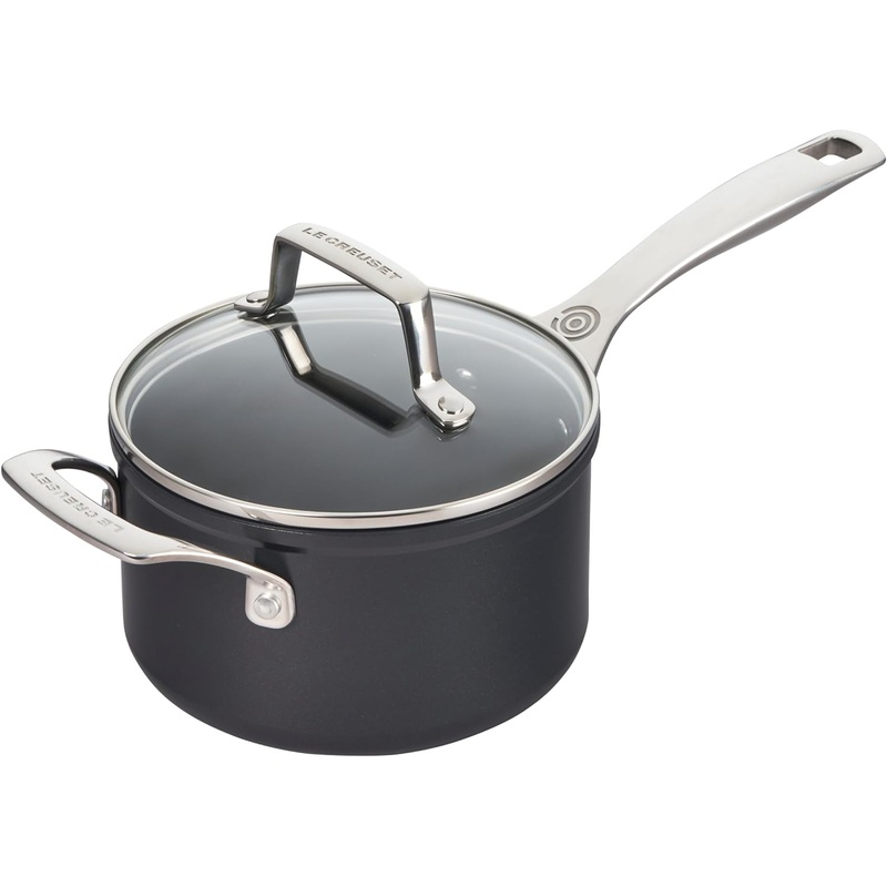 Le Creuset 2 Qt. Essential Non-Stick Ceramic Saucepan w/Glass Lid