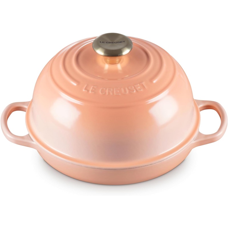 Le Creuset 9 1/2"/1 3/4 Qt. Signature Enameled Cast Iron Bread Oven - Peche