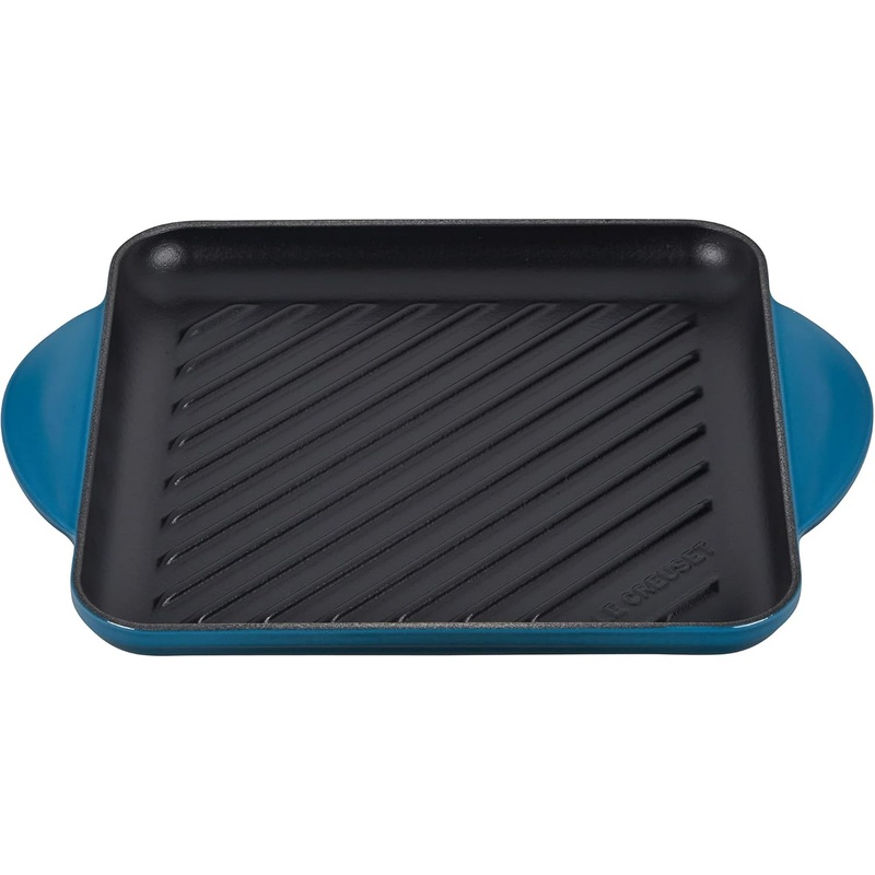 Le Creuset 9 1/2" Square Grill Pan - Deep Teal