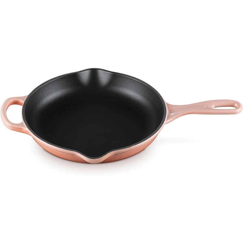 Le Creuset 9" (1 3/8 Qt.) Signature Cast Iron Handle Skillet - Peche