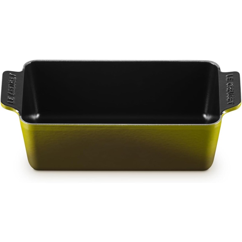 Le Creuset 9" x 5" x 3" (2 Qt.) Enameled Cast Iron Signature Loaf Pan - Olive