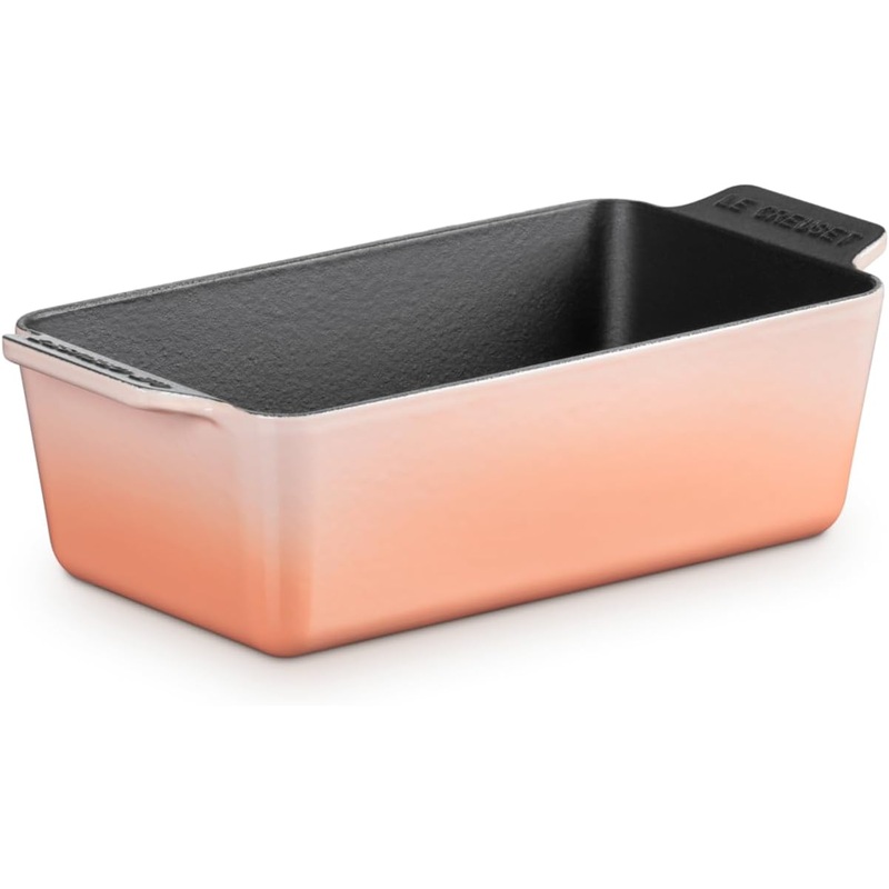 Le Creuset 9" x 5" x 3" (2 Qt.) Enameled Cast Iron Signature Loaf Pan - Peche