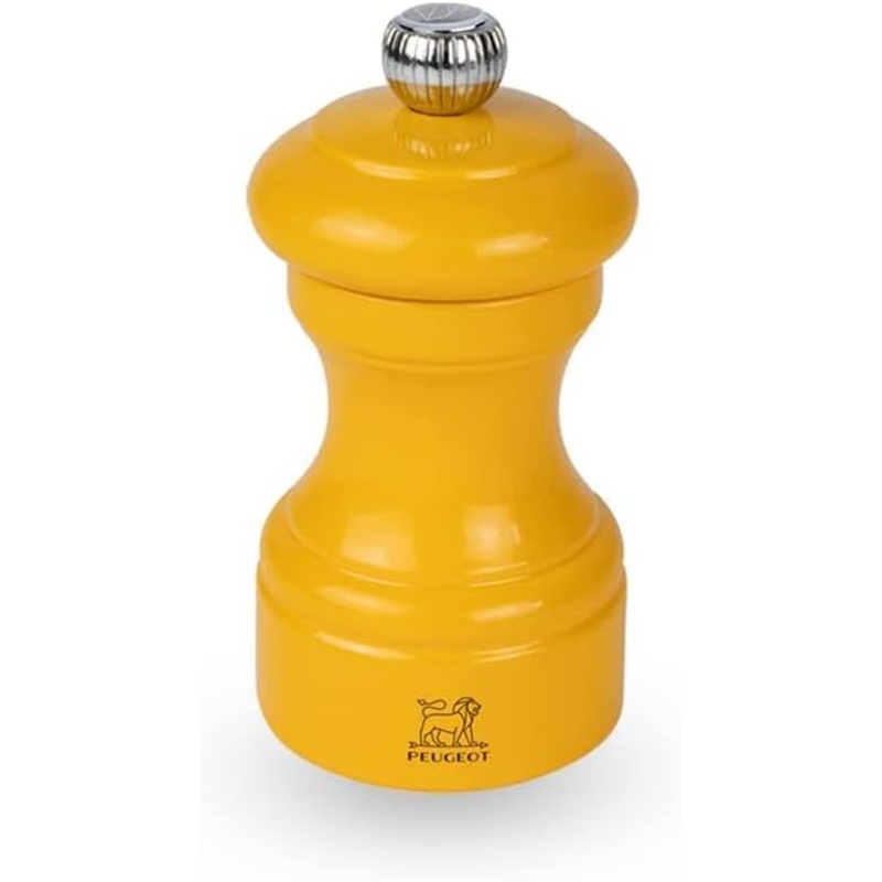 Peugeot Bistro Safran Lacquer Salt Mill - 10cm/4"