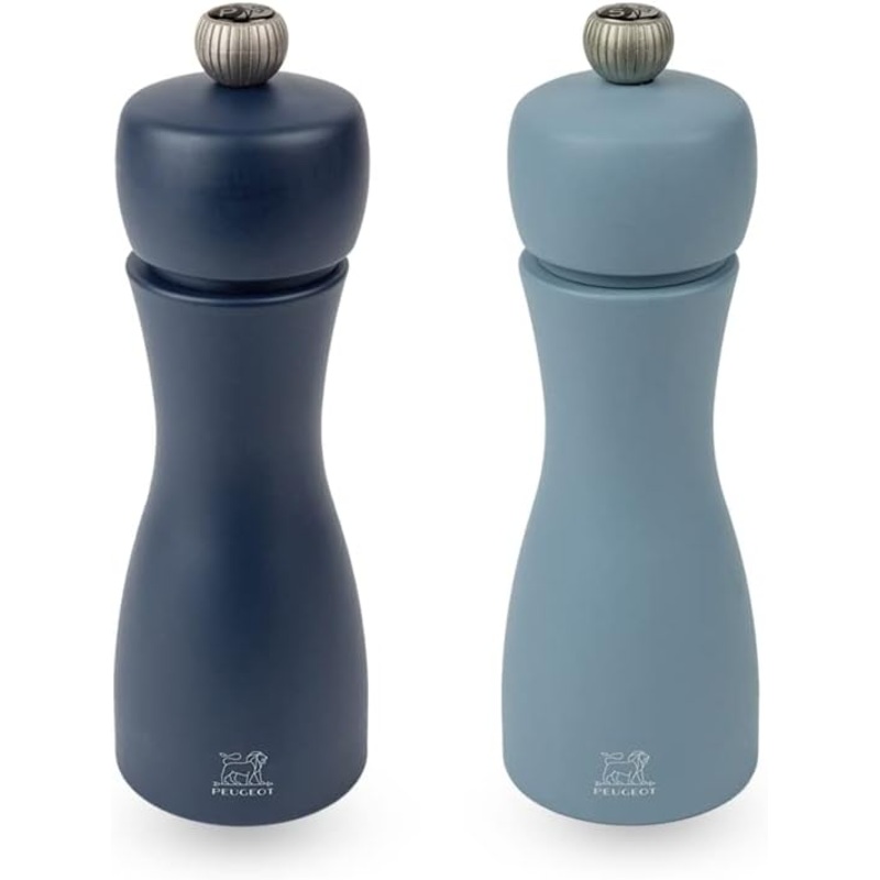 Peugeot Tahiti Duo Air Pepper & Salt Mill Set - Blue Tones - 15cm/6"