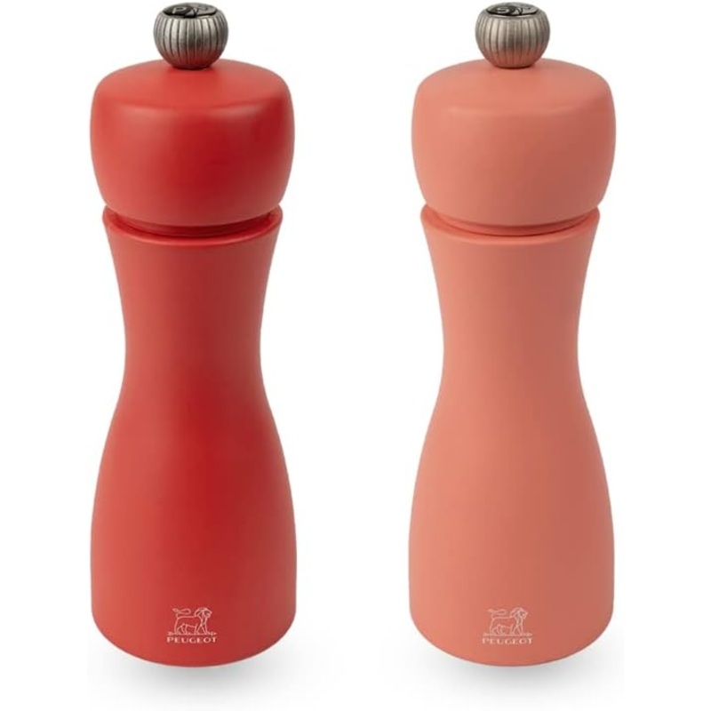 Peugeot Tahiti Duo Fire Pepper & Salt Mill Set - Red Tones - 15cm/6"