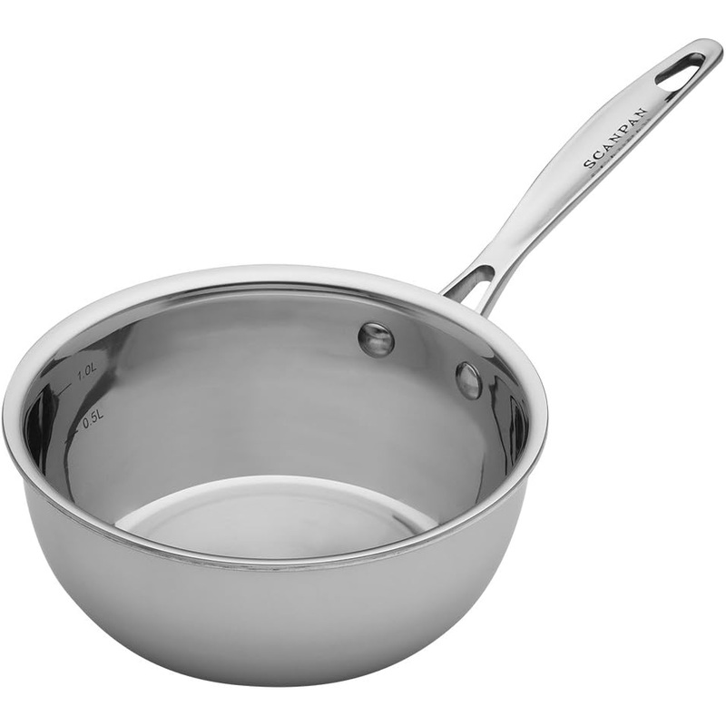 Scanpan Fusion 5 - 7" / 1 1/4 Qt. Stainless Sauteuse