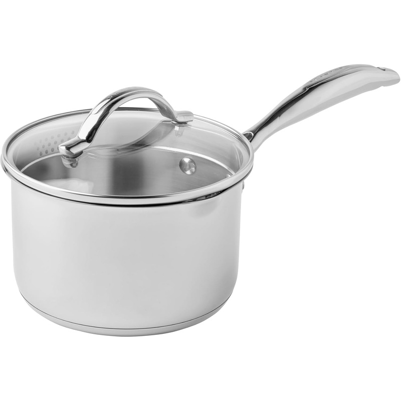 Scanpan STS - 2 Qt. Covered Stainless Saucepan