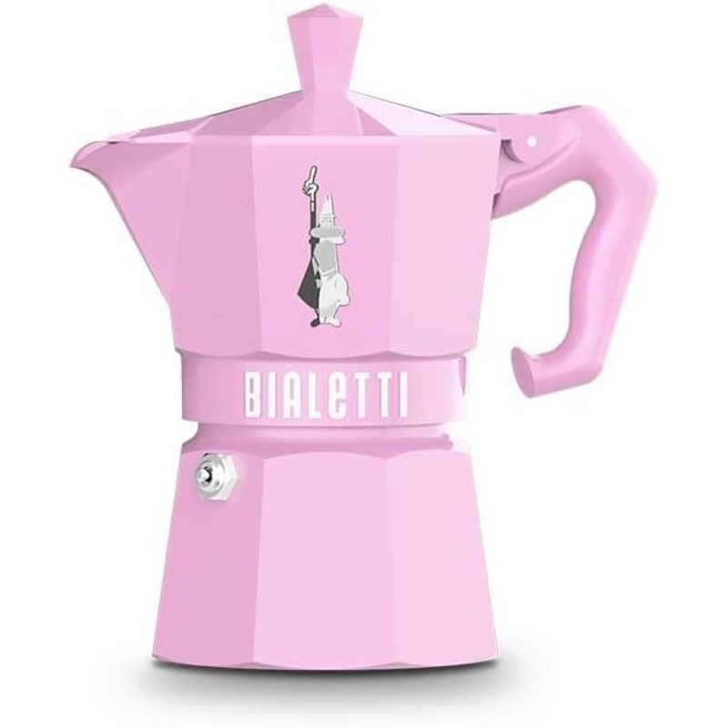 Bialetti Moka Exclusive Stovetop Espresso Maker 3 Cups - Pink